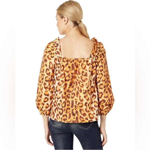 Kate Spade Panthera Square Neck Top - Picture 3 of 4